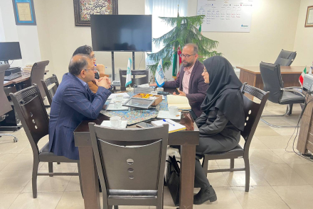 جلسه با شرکت پایدار کشت هوش خاورمیانه